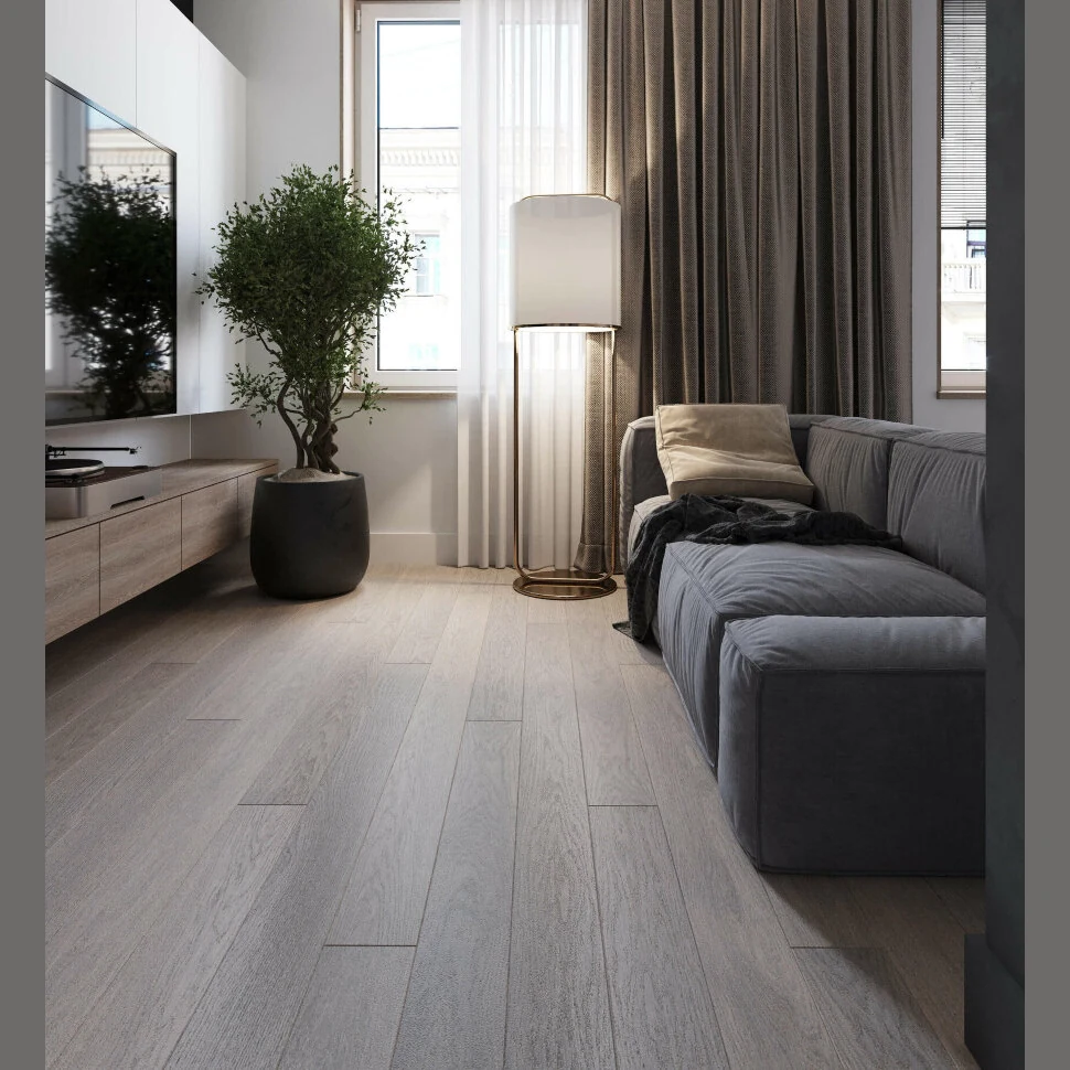 Паркетная доска AlixFloor Дуб серый перламутровый ALX1034