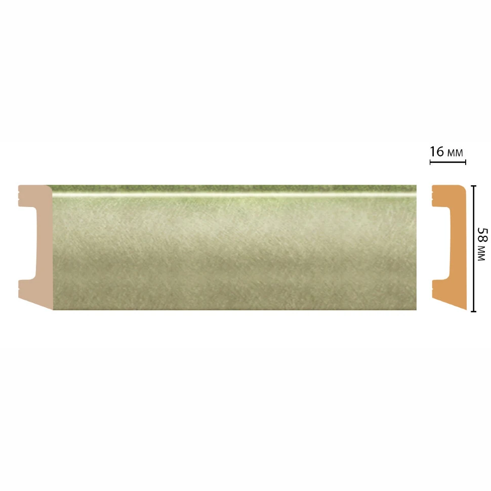 Плинтус напольный DECOMASTER D234-373ДМ (58*16*2400мм)