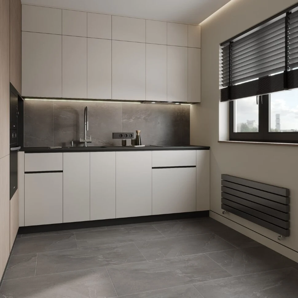 Каменный SPC ламинат Floorwood Azaro 1185 Пьетра Нуар (950х475х5 мм)