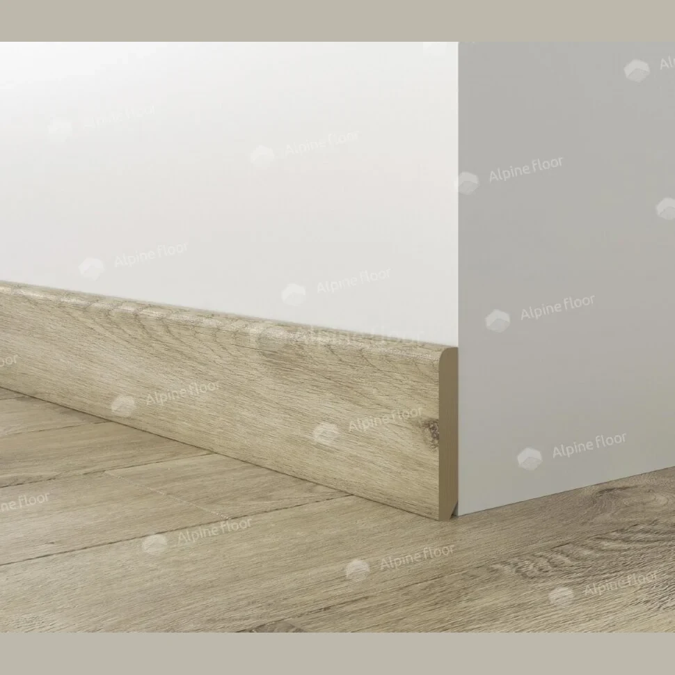Напольный плинтус Parquet Light Дуб Натуральный Отбеленный SK 13-5 (2200х80х12.5мм)