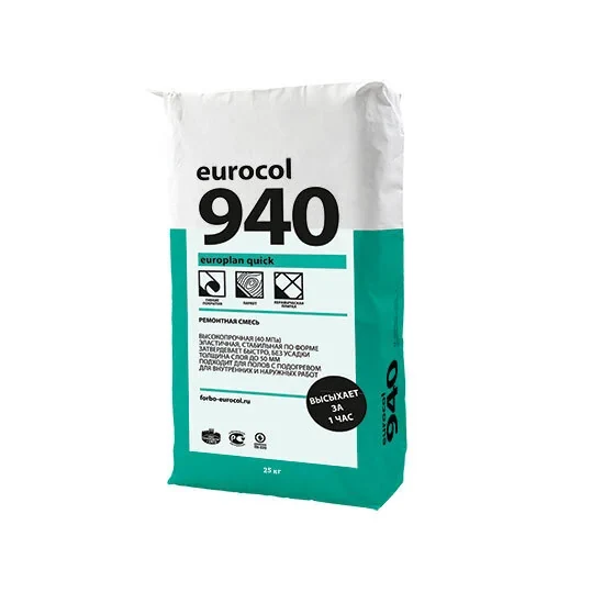 Ремонтная масса Eurocol 940 Europlan Quick 25 кг