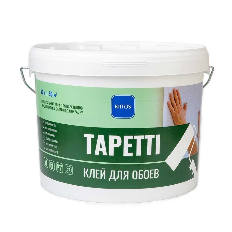Клей для всех видов тяжелых обоев KIITOS TAPETTI 10 кг