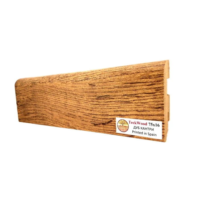 Плинтус Teckwood Дуб Кантри (Oak Country) 75 мм