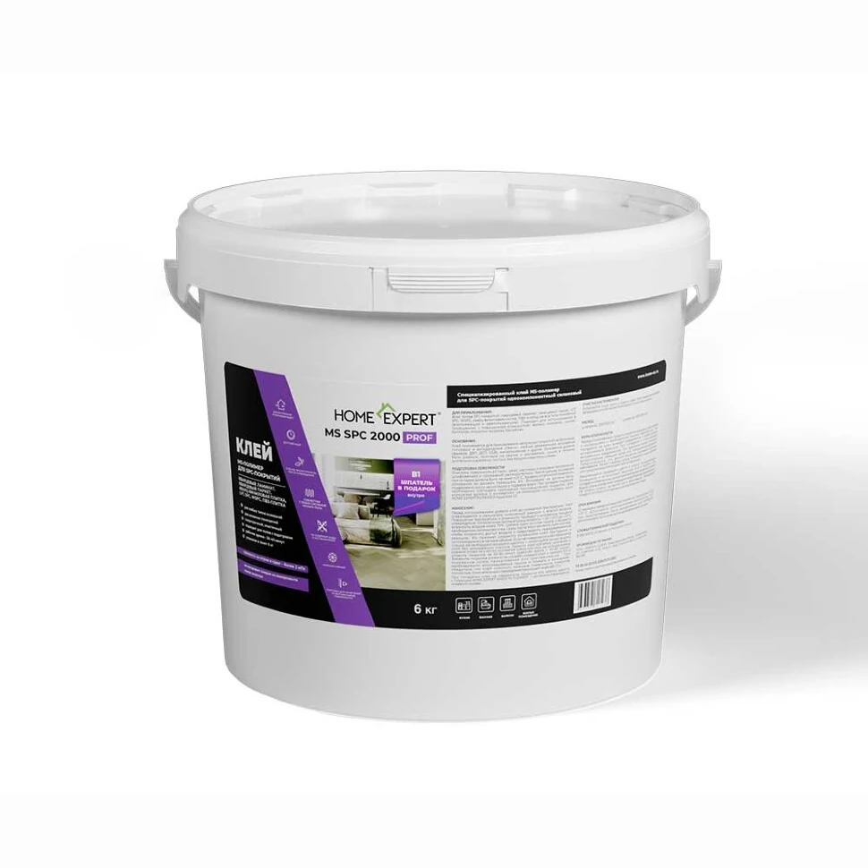 MS-клей для ПВХ и SPC покрытий Home Expert MS SPC 2000 PROF
