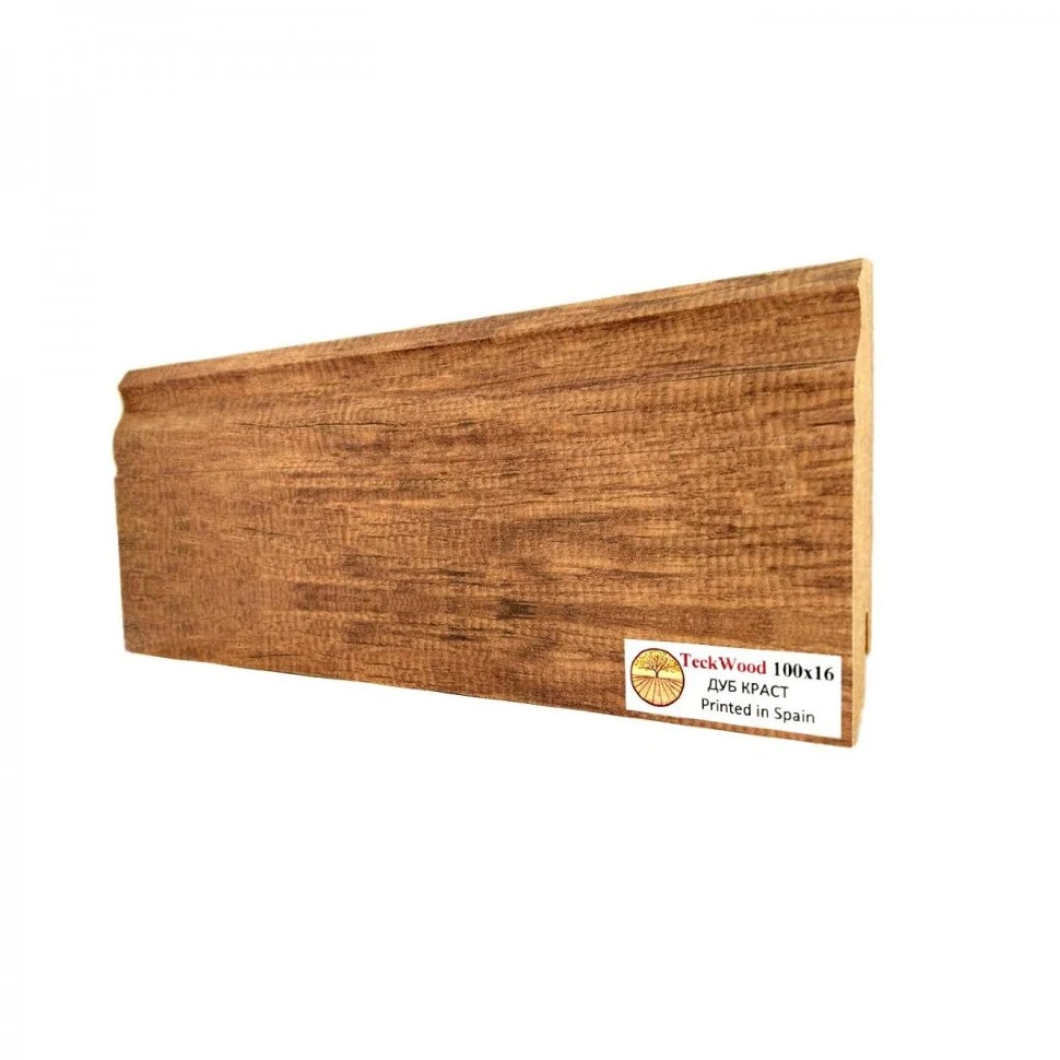 Плинтус Teckwood Дуб Краст (Oak Crust) 100мм