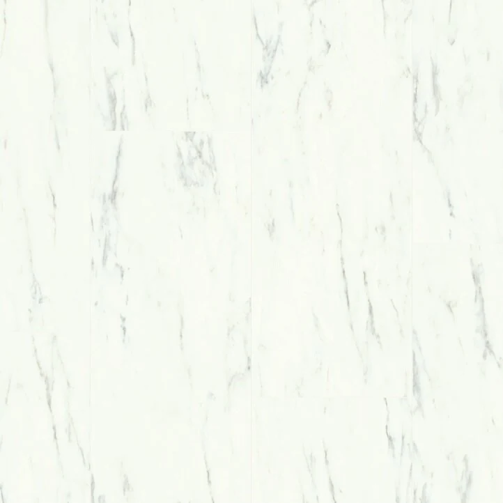 Плитка ПВХ Quick Step Ambient Click AMCL40136 Мрамор каррарский белый