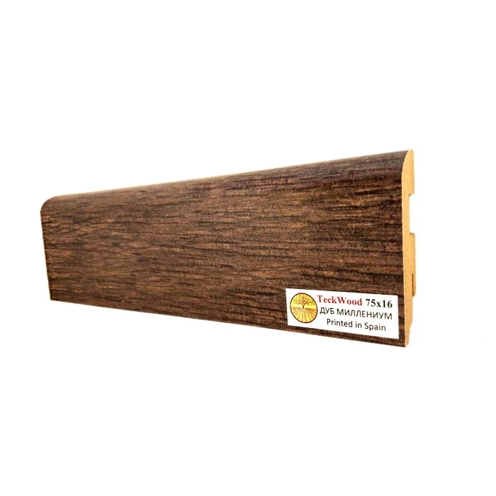 Плинтус Teckwood Дуб Миллениум (Oak Millennium) 75 мм