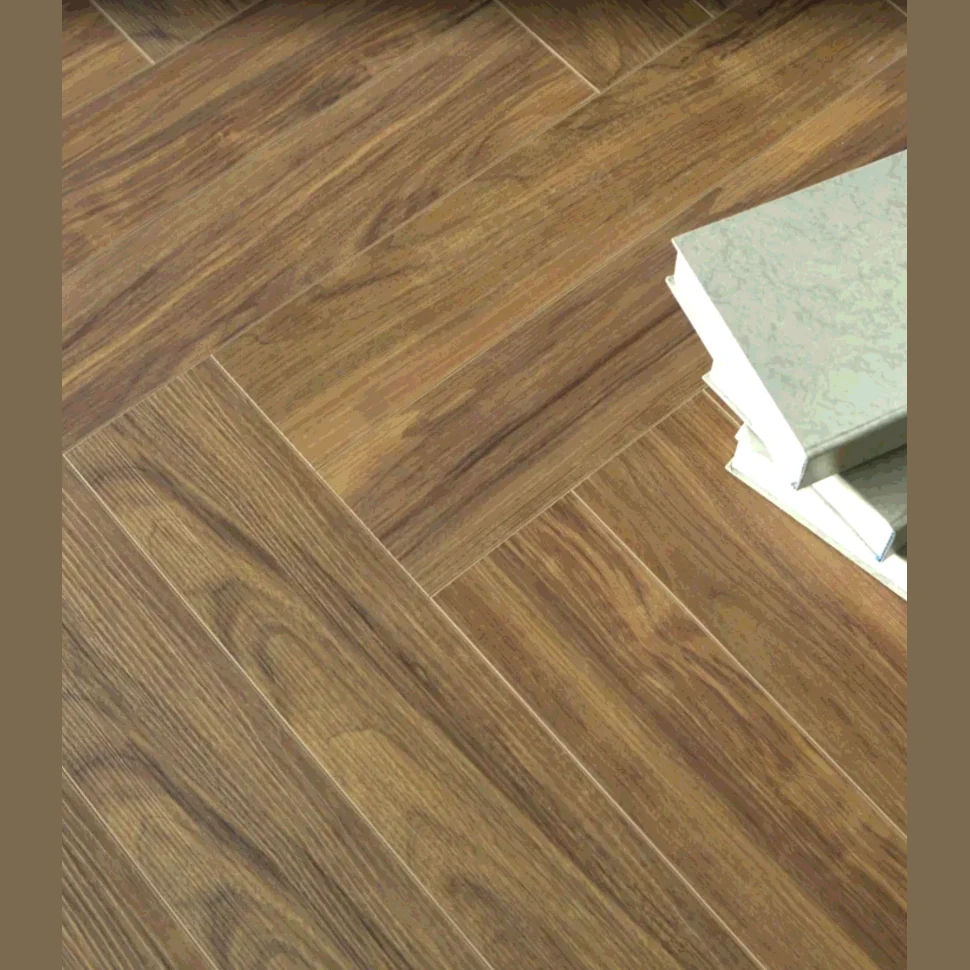 Каменный SPC ламинат RESPECT FLOOR Венгерская ёлка 2305 Орех Светлый 550х110х4 мм