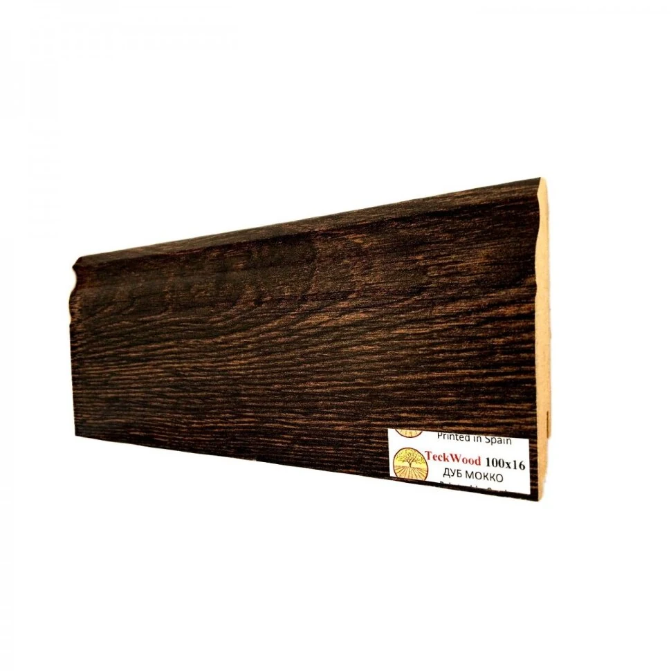 Плинтус Teckwood Дуб Мокко (Oak Mocco) 100мм