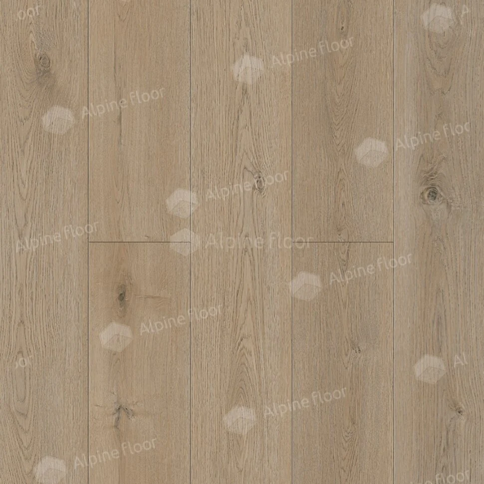 Кварцвиниловая клеевая плитка Alpine Floor EASY LINE Дуб Миндальный ЕСО 3-27