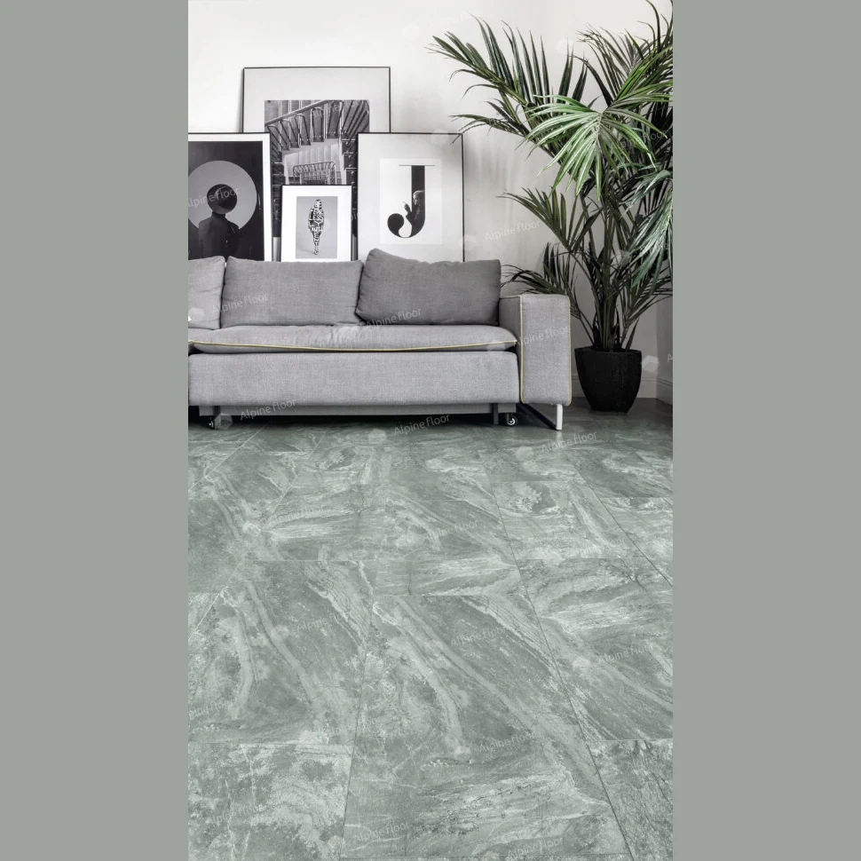 Кварцвиниловая клеевая плитка Alpine Floor LIGHT STONE Хэмпшир ECO-15-11