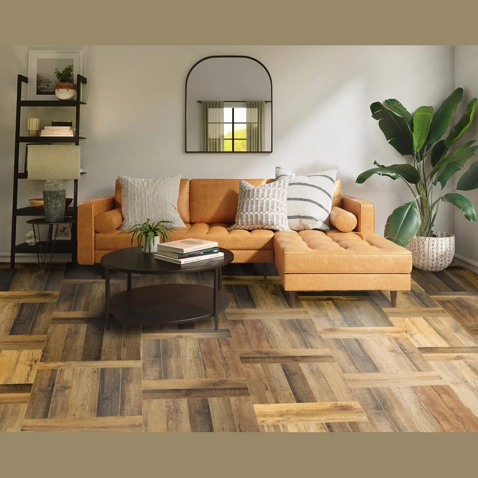 Каменный SPC ламинат RESPECT FLOOR Венгерская ёлка 2306 Дуб Амбарный 550х110х4 мм