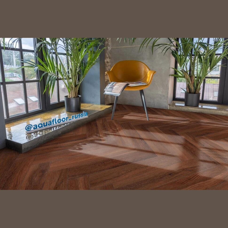 Виниловый ламинат клеевой AQUAFLOOR Parquet Glue AF2519PG (610x122x2.5 мм)