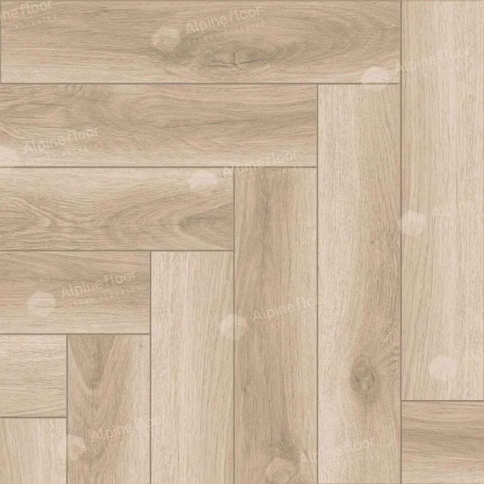 Ламинат Alpine Floor Herringbone 8 Pro Дуб Берри LF102-13 (606х101х8мм)