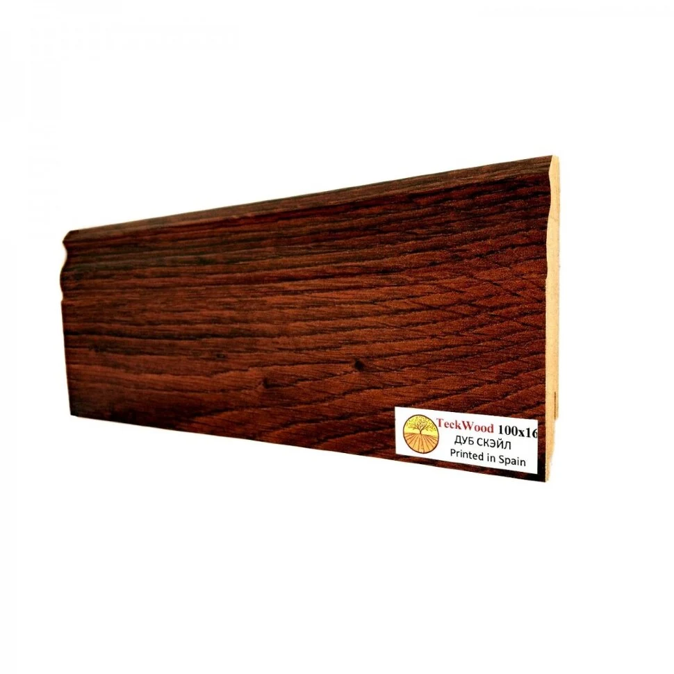 Плинтус Teckwood Дуб Скэйл (Oak Scale) 100мм