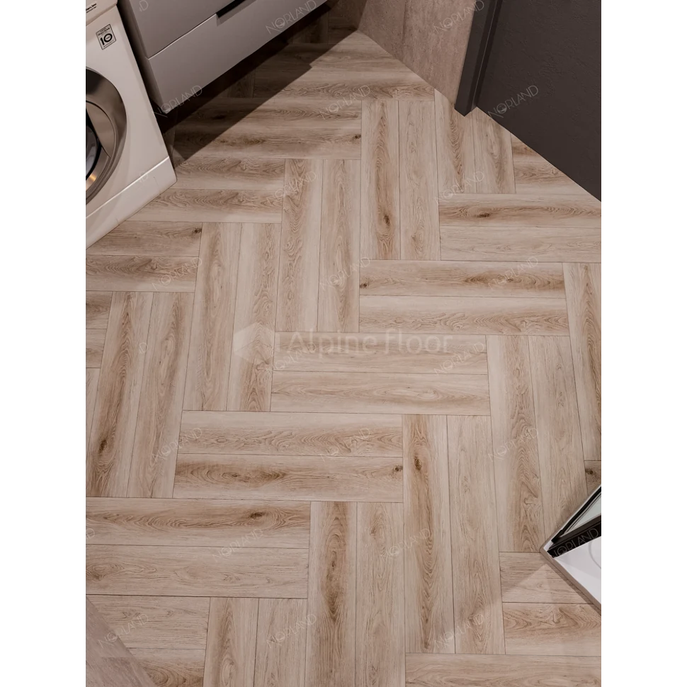 Кварцвиниловая плитка клеевая Norland Lagom Parquet LVT Bratt 1034-05
