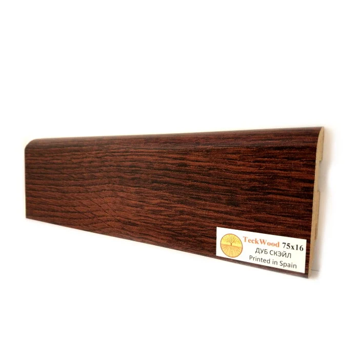 Плинтус Teckwood Дуб Скэйл (Oak Scale) 75 мм