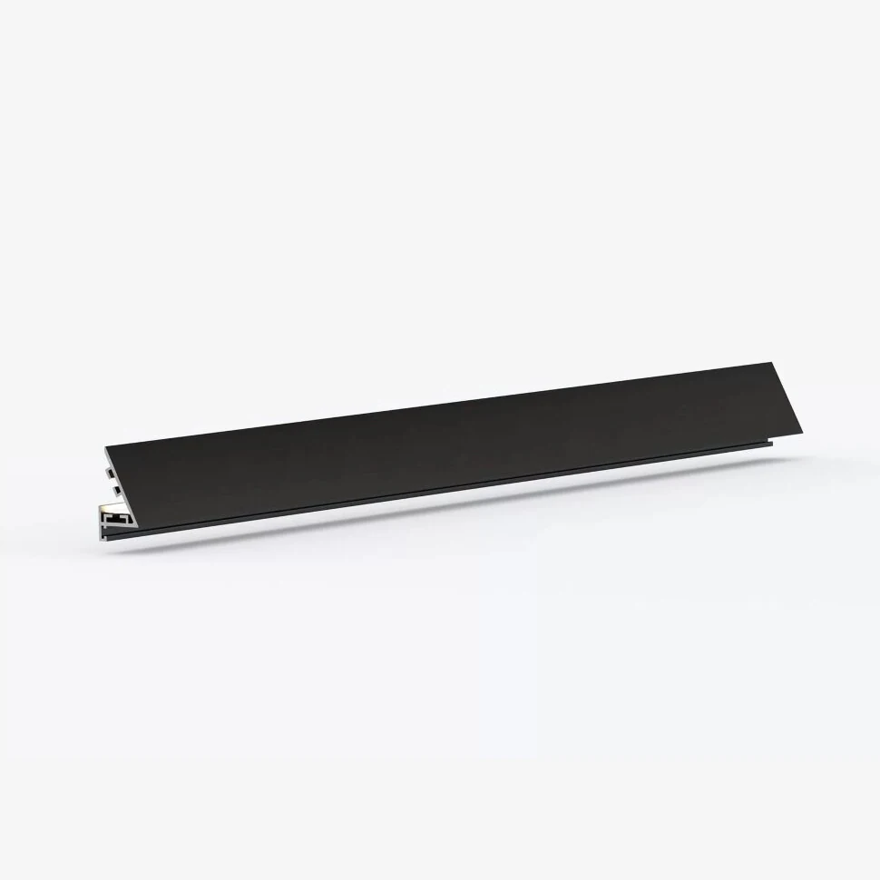 Микроплинтус Laconistiq LIGHT черный анодированный (2450х5х16х25мм)