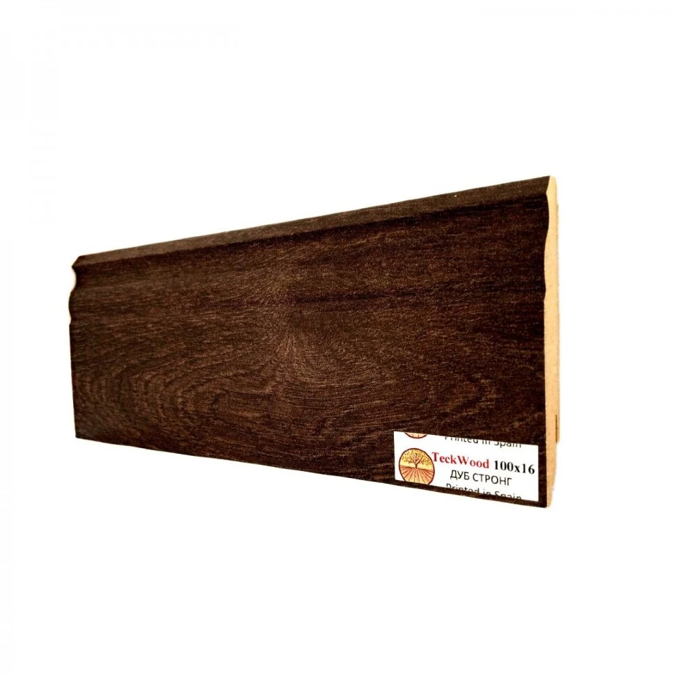 Плинтус Teckwood Дуб Стронг (Oak Strong) 100мм