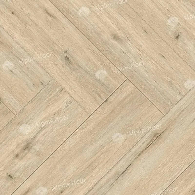 Ламинат Alpine Floor Herringbone 8 Pro Дуб Лион LF102-01 (606х101х8мм)
