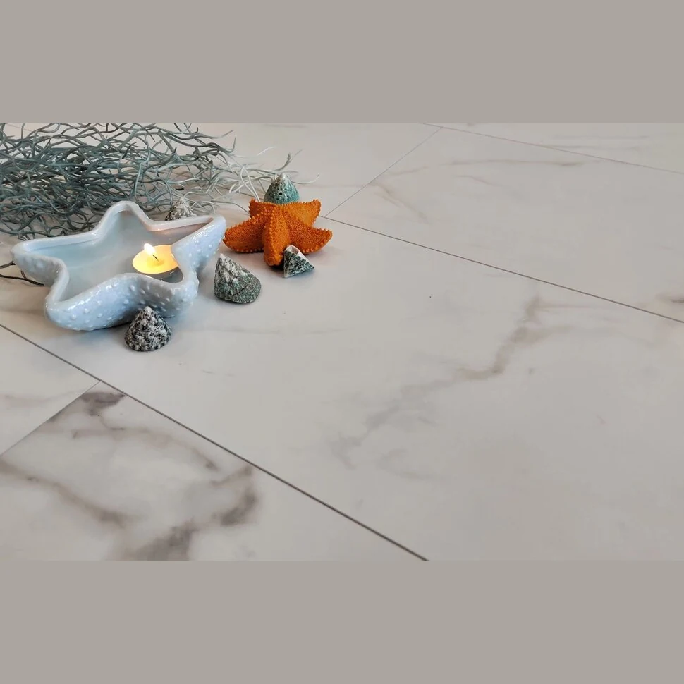 Каменный MSPC ламинат Stone Floor Бело-серый Мрамор 2820-4 MP 1220х234х8 мм