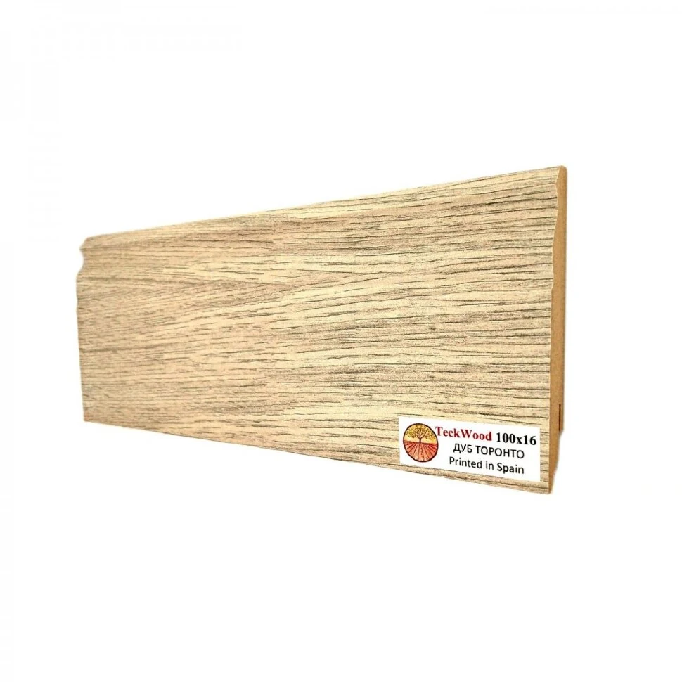 Плинтус Teckwood Дуб Торонто (Oak Toronto) 100мм