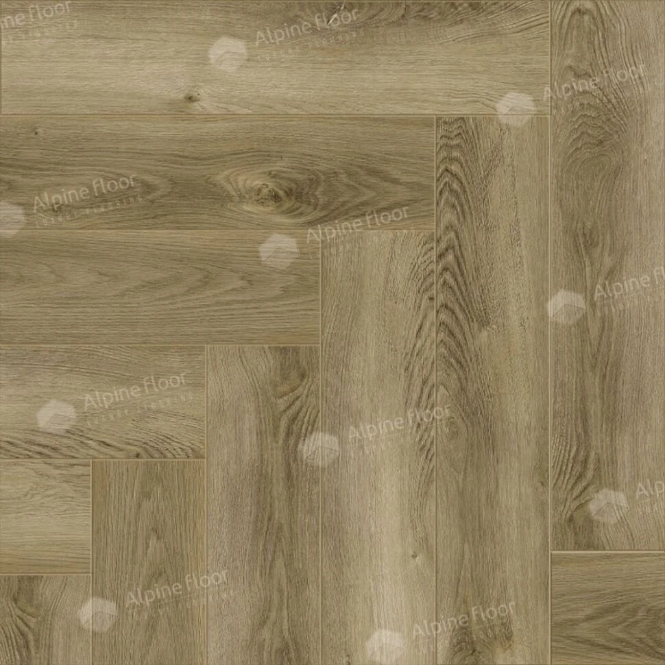 Каменный SPC ламинат ALPINE FLOOR PARQET LIGHT Дуб Кастор ЕСО 13-34 MC
