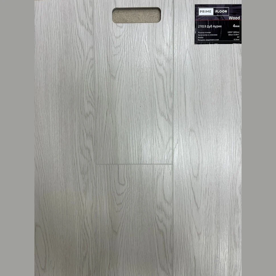 Каменный SPC ламинат PrimeFloor Wood Дуб Аурих (1200х180х4 мм)