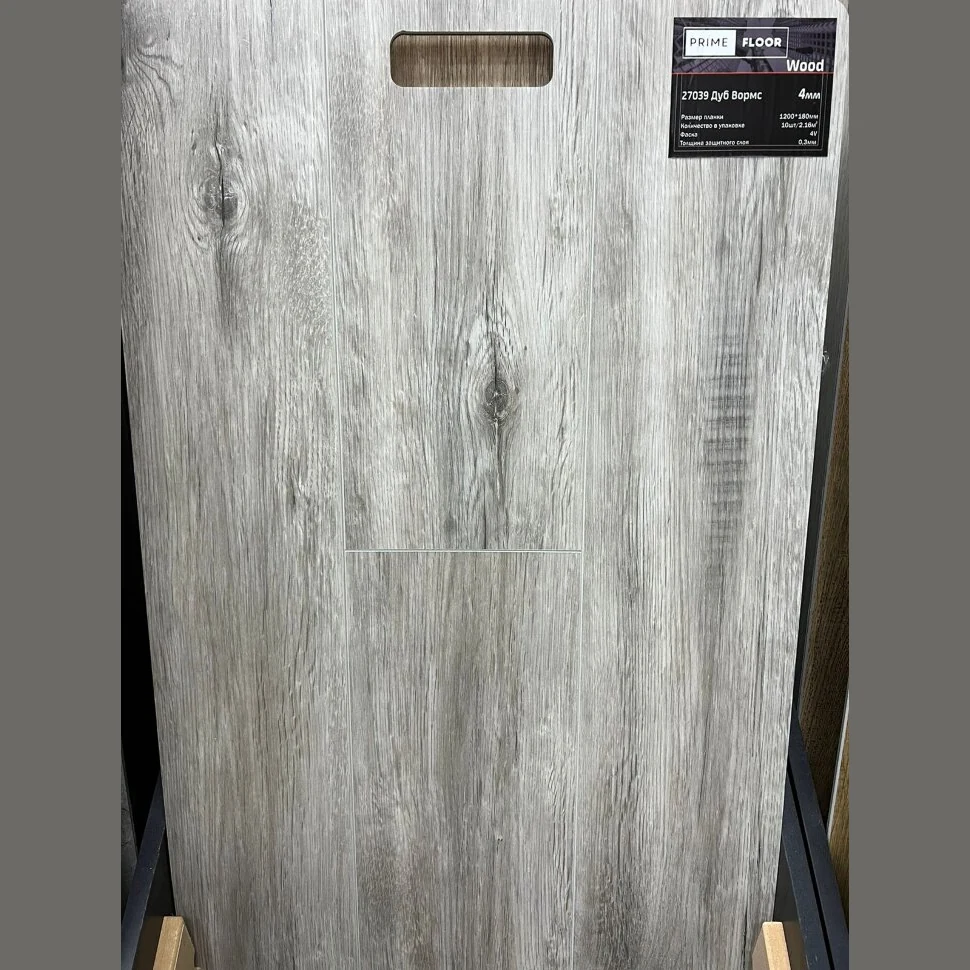 Каменный SPC ламинат PrimeFloor Wood Дуб Вормс (1200х180х4 мм)