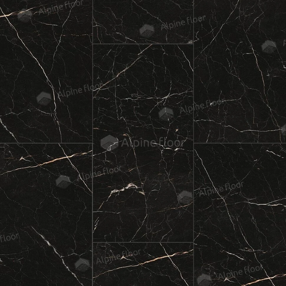 Кварцвиниловая плитка Alpine Floor Stone Mineral Core Неро ЕСО 4-27