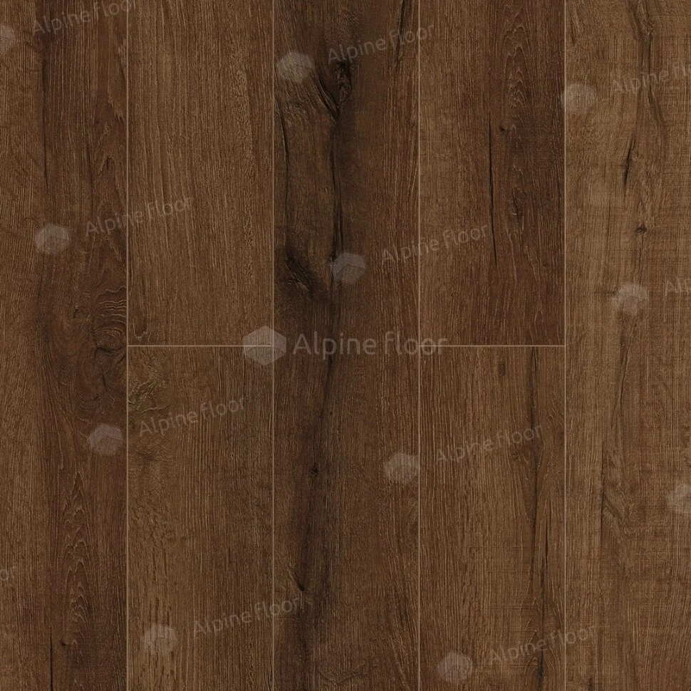 Ламинат SPC Alpine Floor PREMIUM XL ABA ЕСО 7-18 Дуб шоколадный (1220х183х8мм)