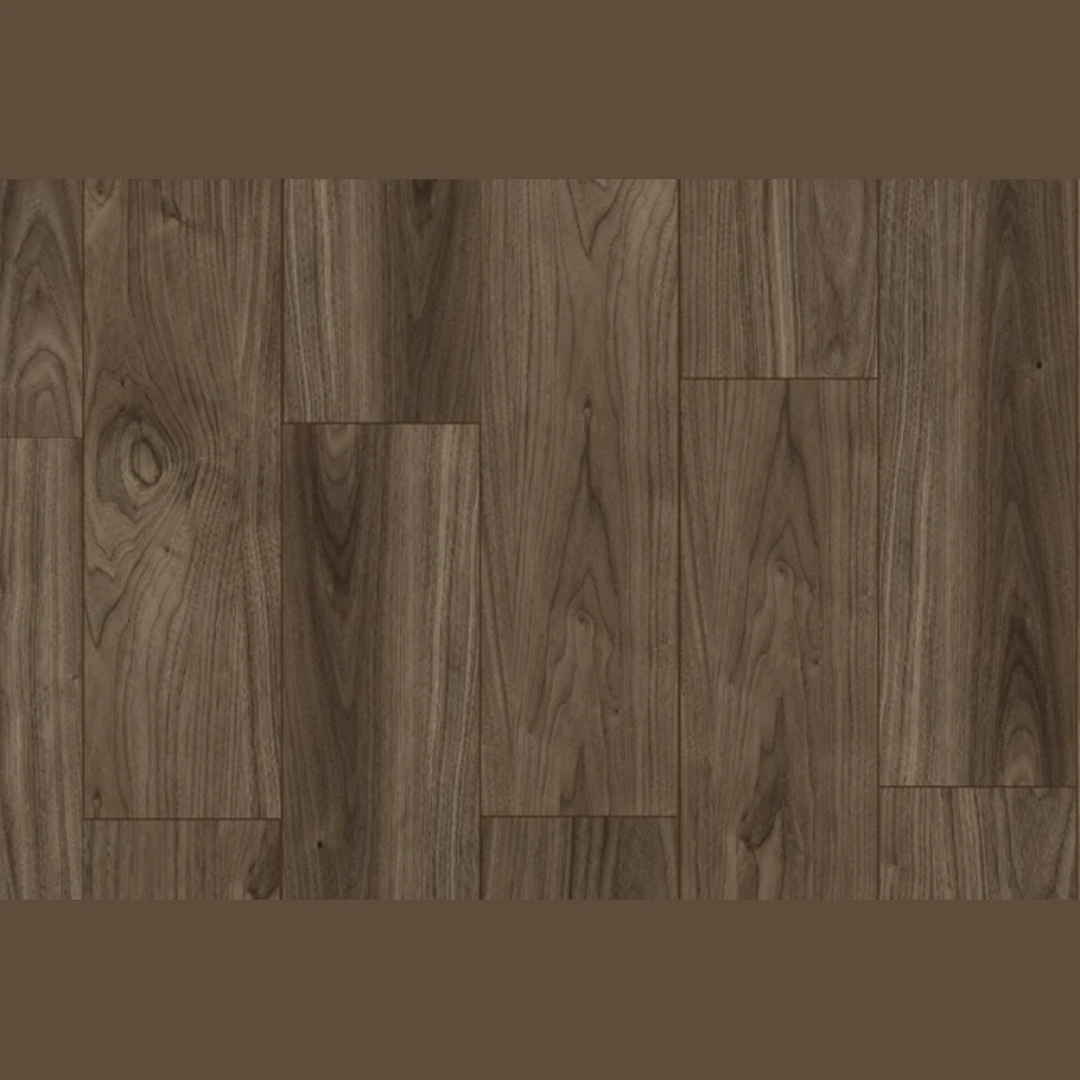 Кварцвиниловая клеевая плитка Damy Floor Family Орех Американский 0036-3-LVT (1227х187х2,5мм)