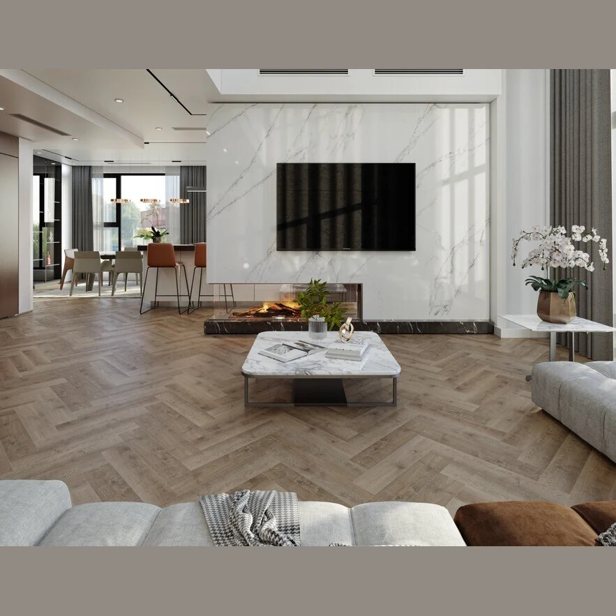 Каменный SPC ламинат EVOFLOOR Parquet Click Chestnut Каштан (600х125х4.0мм)