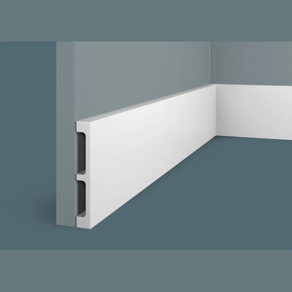 Плинтус из дюрополимера Cosca Decor PX049, 99х15x2000, экополимер