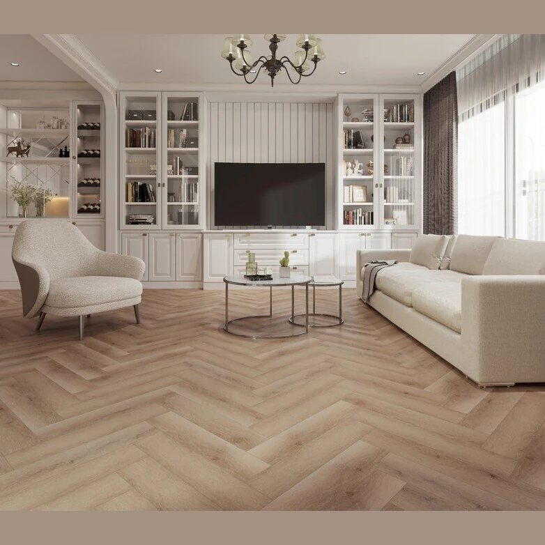 Каменный SPC ламинат EVOFLOOR Parquet Click Oak Nordic Дуб Северный (600х125х4.0мм)