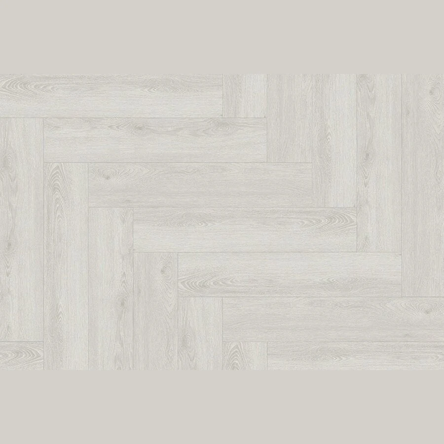 Каменный SPC ламинат FloorFactor Herringbone WHITE SMOKE OAK (HB.02) (675х135х5мм)