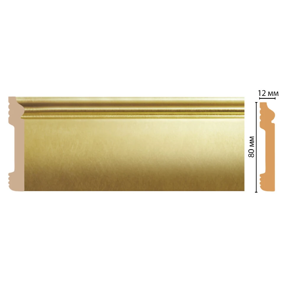 Плинтус напольный DECOMASTER D005-374ДМ (79*13*2400мм)