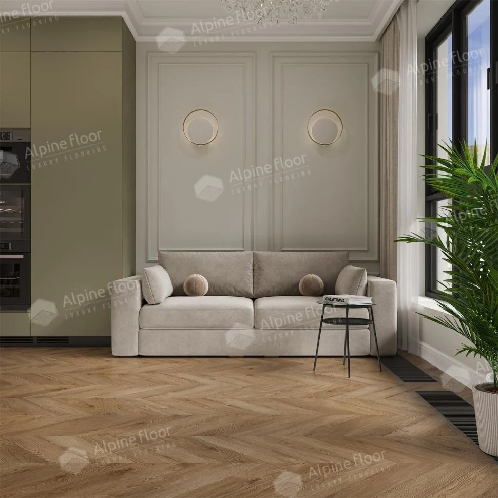 Ламинат Alpine Floor Chevron Art Дуб Эверест LF109-06 (550х112х12 мм)