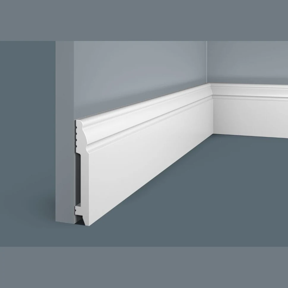 Плинтус из дюрополимера Cosca Decor PX027, 99х15x2000, экополимер