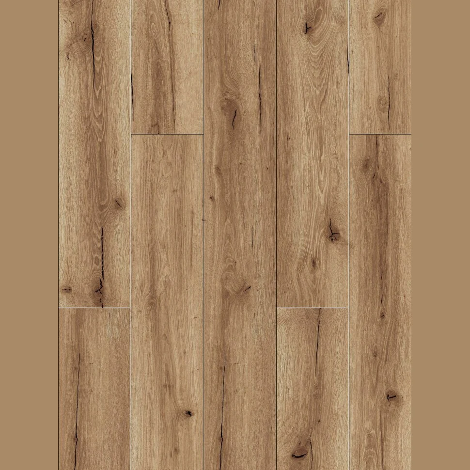 Каменный SPC ламинат AlixFloor Natural Line Дуб коричневый рустикальный