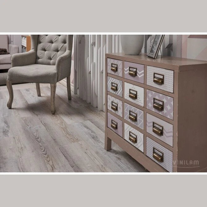 Виниловый ламинат CERAMO VINILAM WOOD 4,5 мм 494-9 Сосна Андер (2,75)