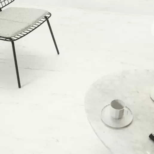 Жесткая ПВХ плитка QUICK-STEP ALPHA VINYL ORO AVSTU40136 Мрамор каррарский белый (610х303х4+1мм)