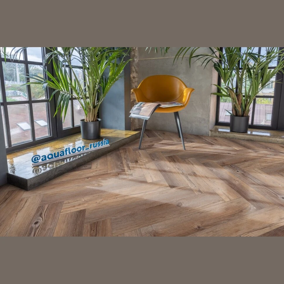 Виниловый SPC ламинат AQUAFLOOR Space Parquet Light (Click) AF4517PQL (610x122x4.5 мм)