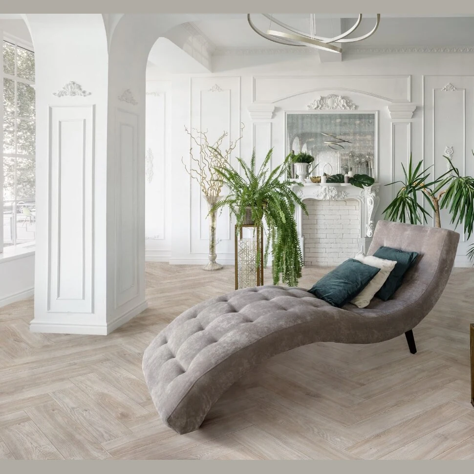 Каменный SPC ламинат PrimeFloor Classic Дуб Бинц (640х128х4,5 мм)