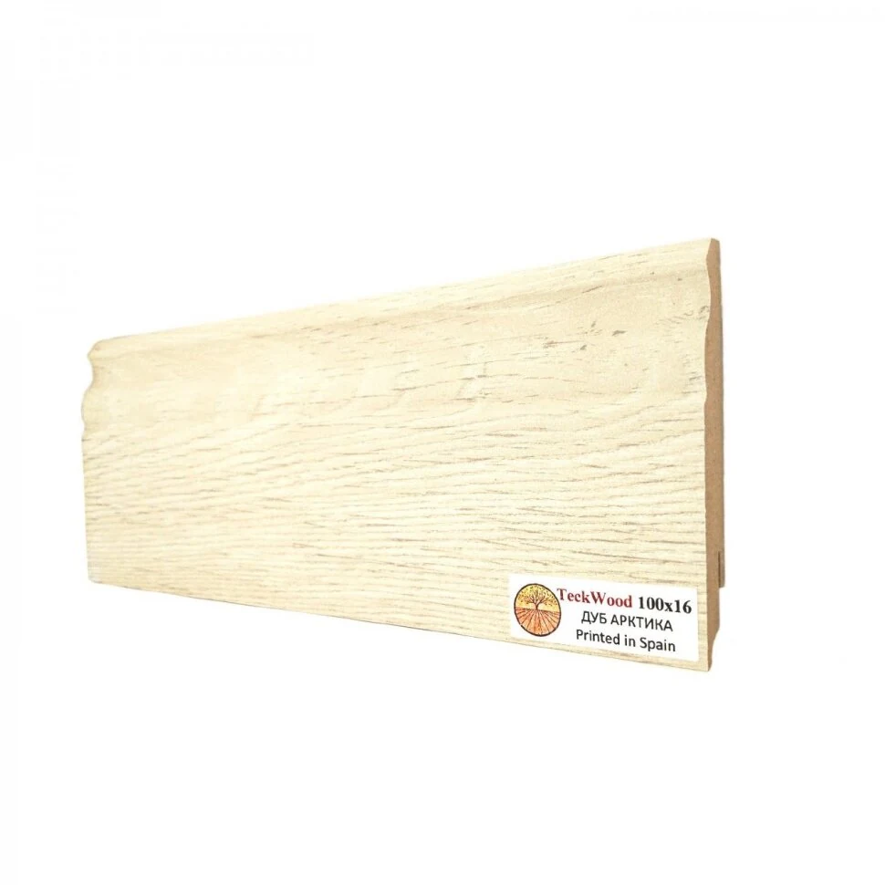Плинтус Teckwood Дуб Арктика (Arctic Oak) 100мм