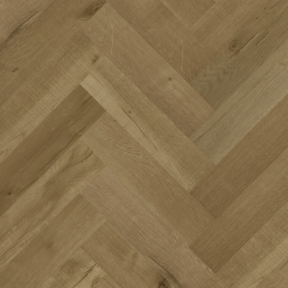 Каменный ламинат SPC ReFloor Fargo Herringbone 44-81996-9 Дуб Робуста, градиент (400х100х4,5 мм)