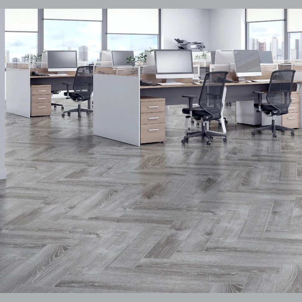 Каменный SPC ламинат PrimeFloor Classic Дуб Зольтау (640х128х4,5 мм)