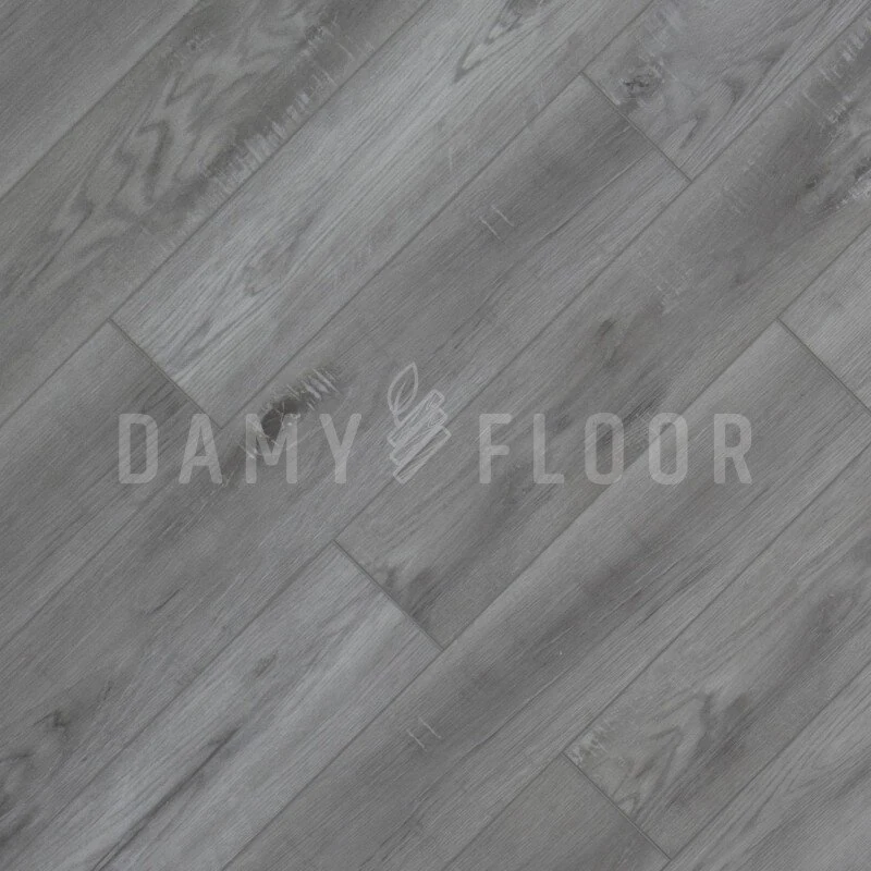 Кварцвиниловая клеевая плитка Damy Floor Family Дуб Рустикальный Cерый TCM369-28-LVT (1227х187х2,5мм)
