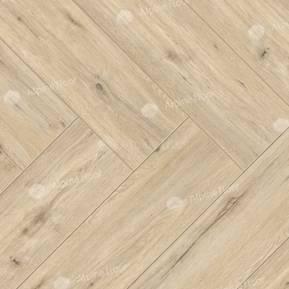 Ламинат Alpine Floor Herringbone 12 PRO Дуб Лион LF106-01