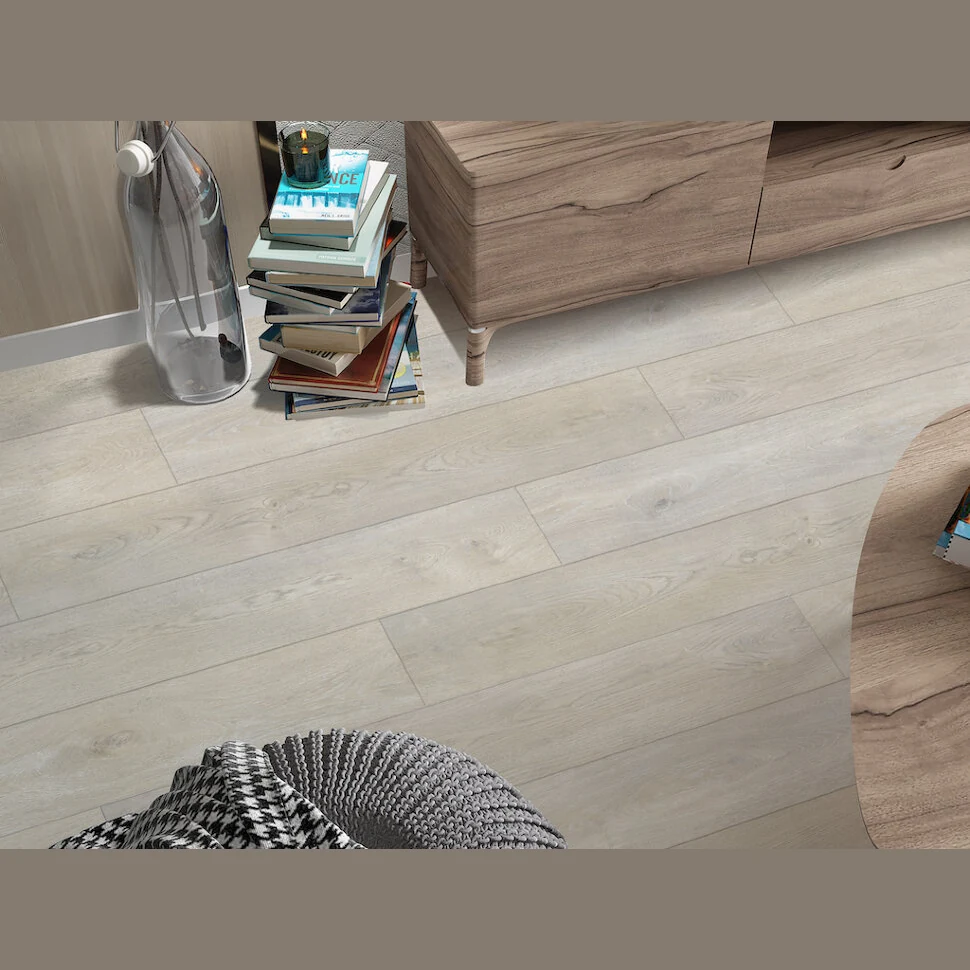 Каменный SPC ламинат Floorwood Genesis M06 Дуб Элрут Elrut Oak 5 мм с подложкой